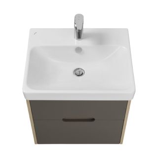 Тумба под раковину Акватон Оливия 55см грей/дуб ойстер 1A254201OLUG0